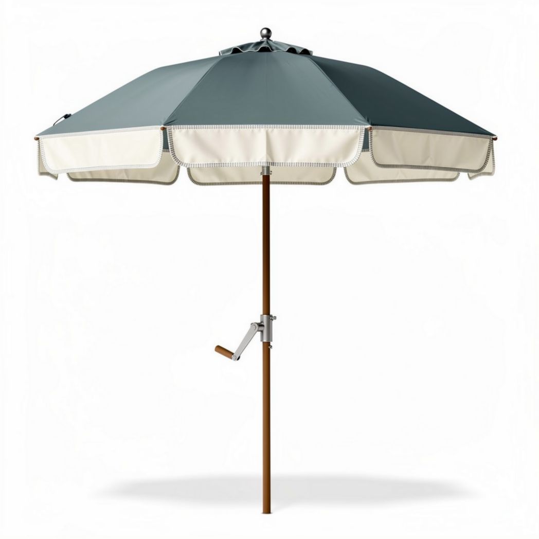 Patio umbrella with adjustable height and UV protection 200 x 200 x 250cm